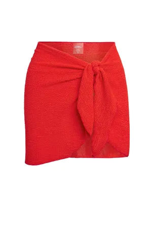 St. Barth's Skirt - Chili Pepper Crinkle