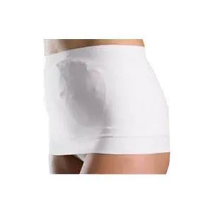 StomaSafe Plus Ostomy Support Garment, Small/Medium  33.5" - 43.5" Hip Circumference, White