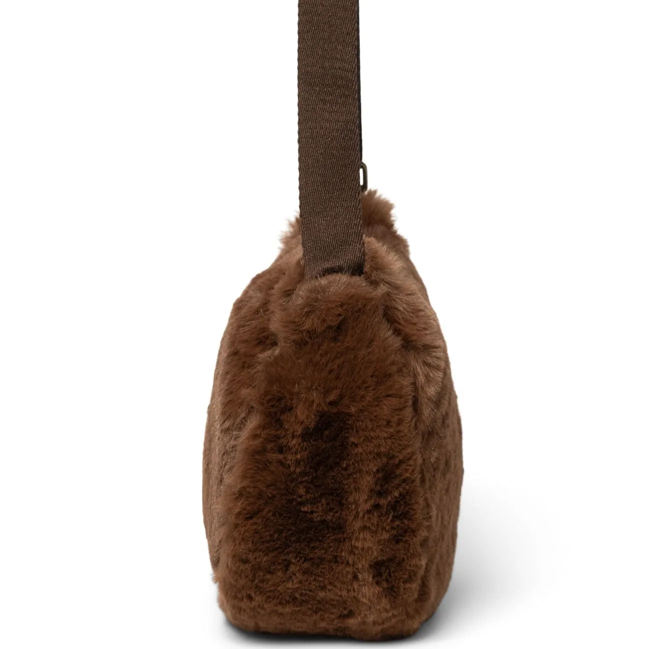 Studio Noos Faux Fur Cross Body Bag (Brown)