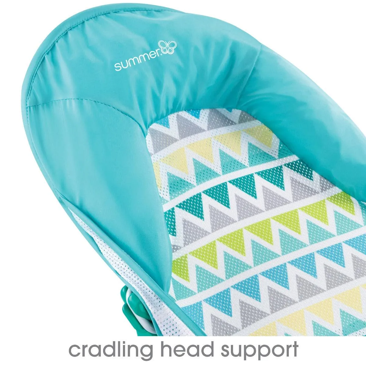 Summer Infant Deluxe Baby Bather Triangles Stripes - Bather For Ages 0-12 Months