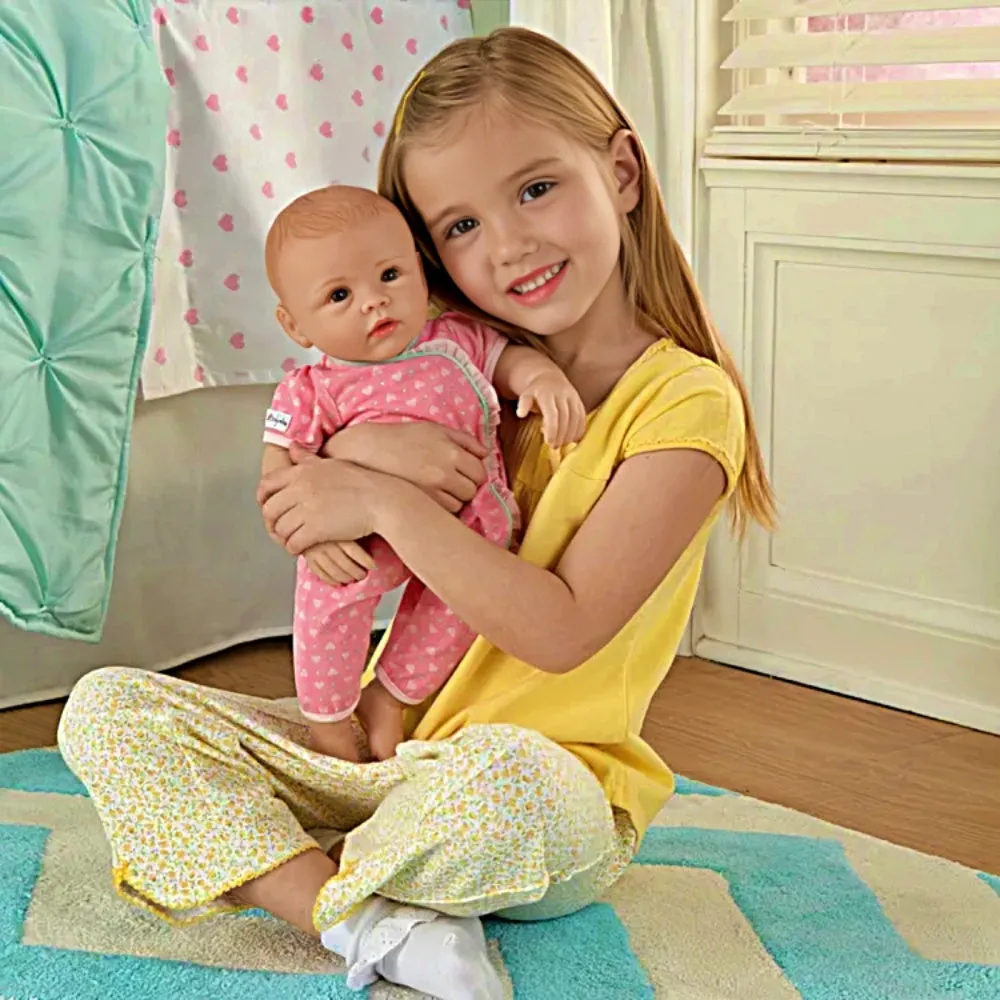 The Ashton-Drake Galleries So Truly Mine® Dolls For Girls Collection Issue #9: Black Hair Brown Eyes Baby Doll Handcrafted with RealTouch® Vinyl Skin and Hand-Painted Lifelike Features by Linda Murray 15-Inches