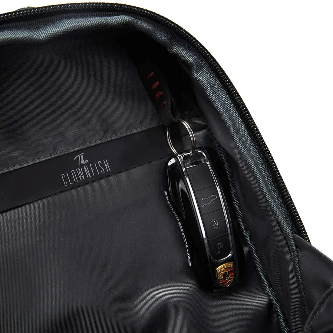 THE CLOWNFISH Unisex-Adult Anti-Theft Water Resistant Crossbody Utility Sling Bag Shoulder Chest Pack (Black)