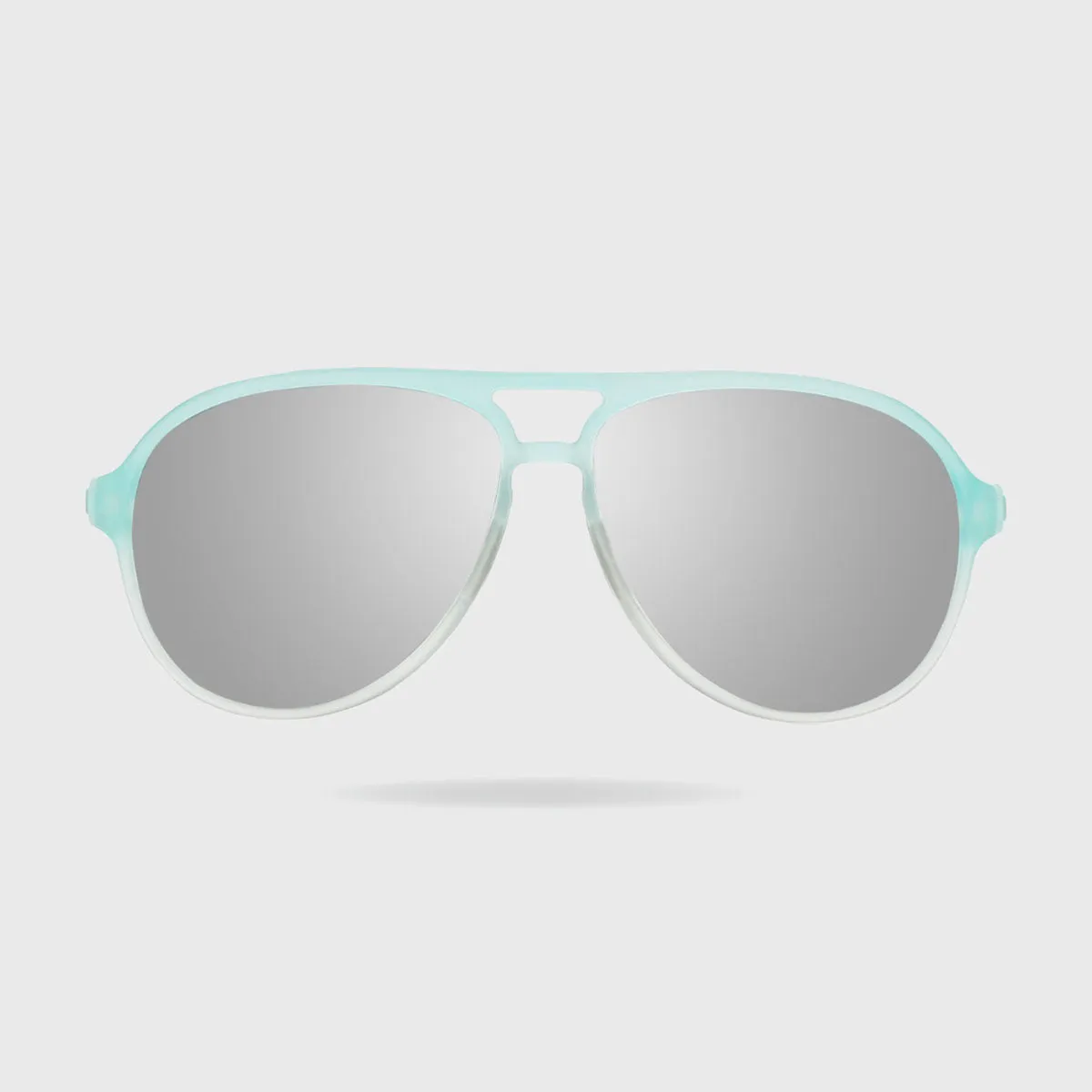 TYR - GOLDENWEST XL AVIATOR HTS POLARIZED SUNGLASSES - SILVER/MINT