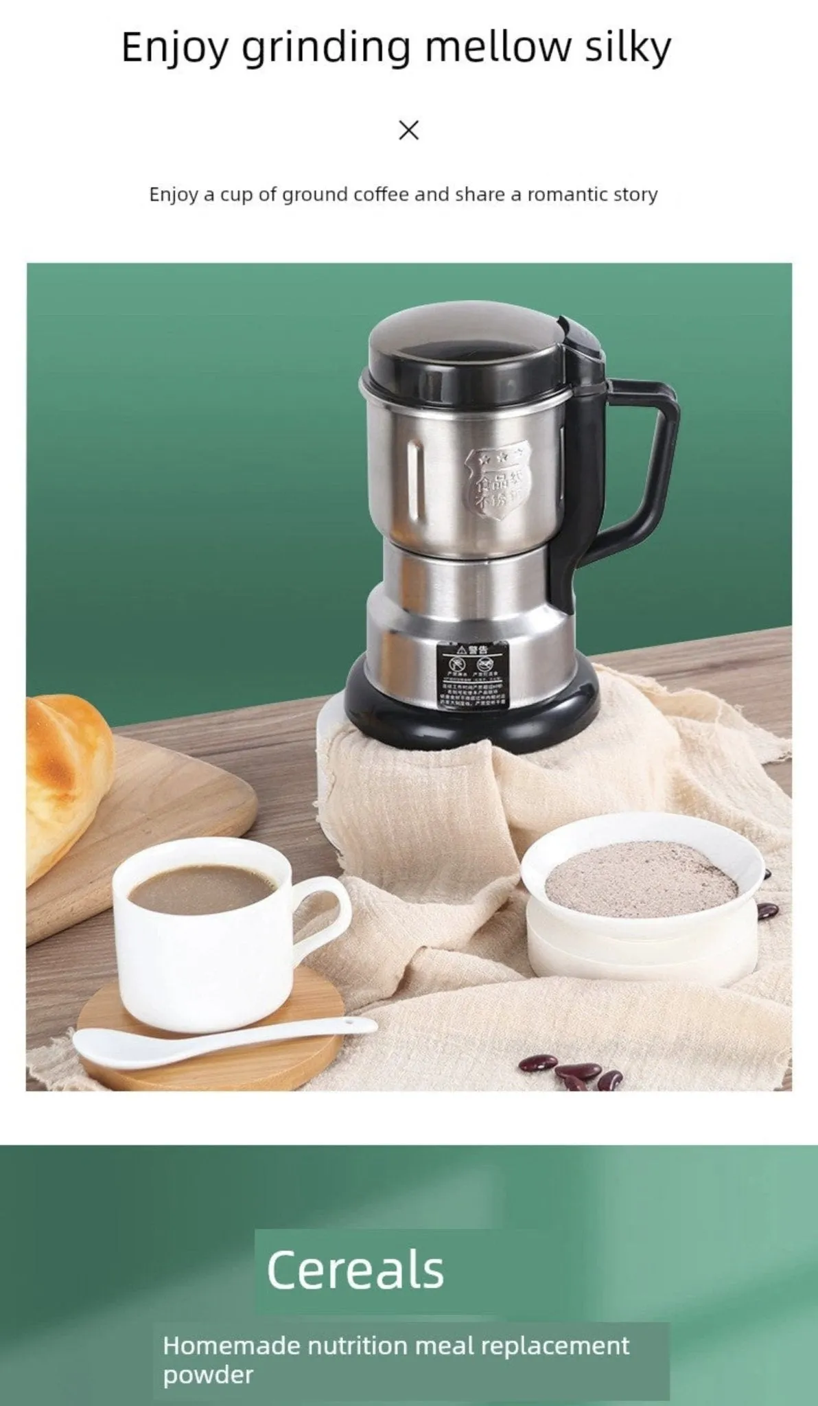 Ultra Fine Electric Grinder110v Mill For Home Dry Grinding Ultra-Fine Electric Grinding