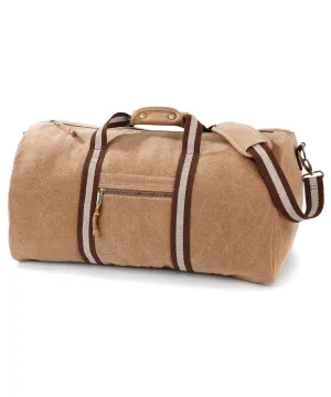 Vintage canvas holdall | Sahara