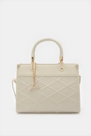 Women Pink Quilted Day Bag